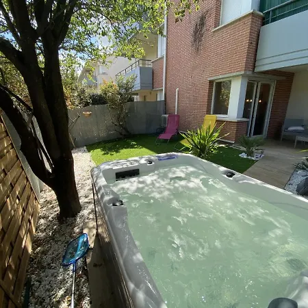Le Jungle : T2 Avec Jardin Et Jacuzzi Blagnac